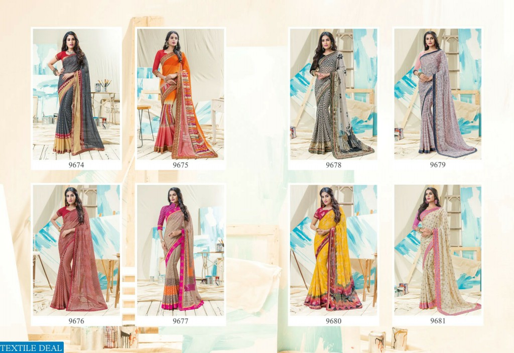 Vishal Artistry Collection Wholesale indian Saree catalog